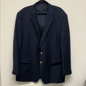 Lauren Ralph Lauren Black Men’s Blazer with Gold Buttons - 48L